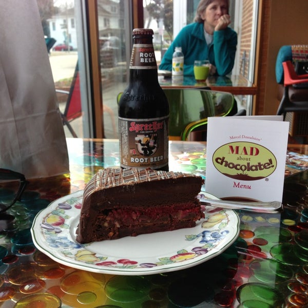 Photo taken at Mad About Chocolate by Jules on 3/16/2013