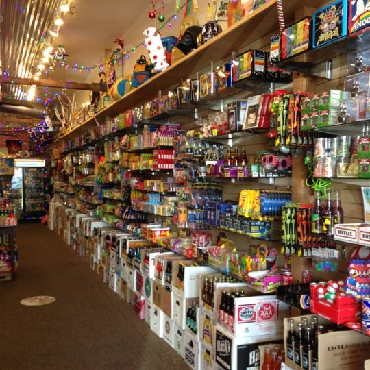 Photo taken at Blooms Candy &amp; Soda Pop Shop by Alan B. on 12/6/2012