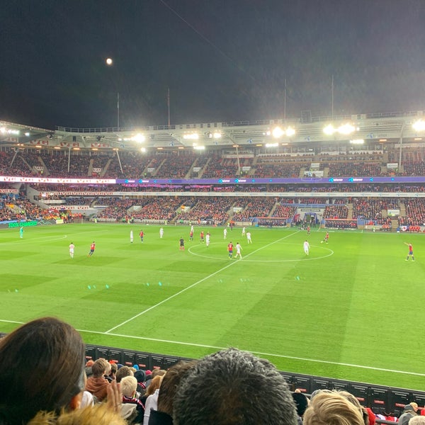 Photo taken at Ullevaal Stadion by Rick H. on 10/12/2019