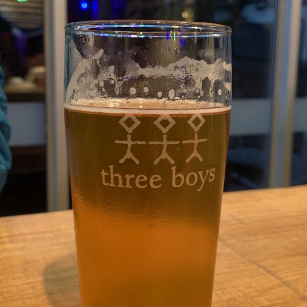 Photo taken at Three Boys Brewery by Gordie F. on 4/1/2022