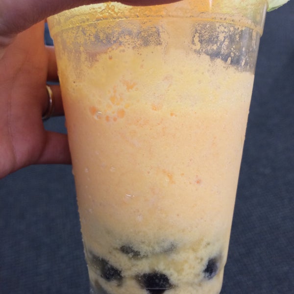 Horrible boba! I don't know how you can mess that up.. But I couldn't finish my drink. Look at how it separated!