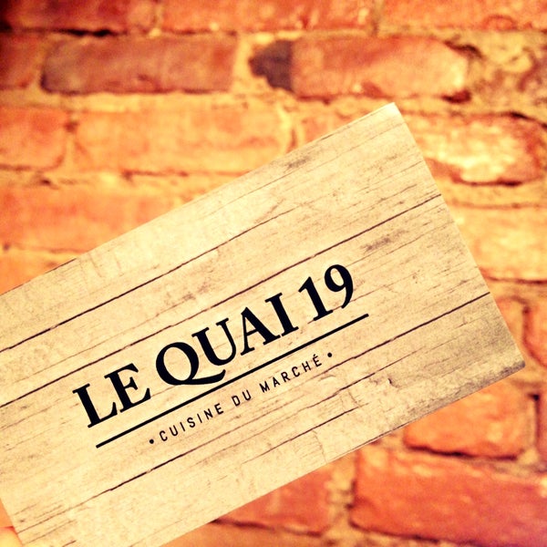 12/30/2014にLe Quai 19がLe Quai 19で撮った写真