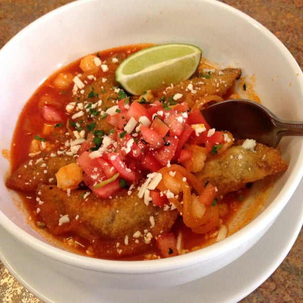 The posole is good!