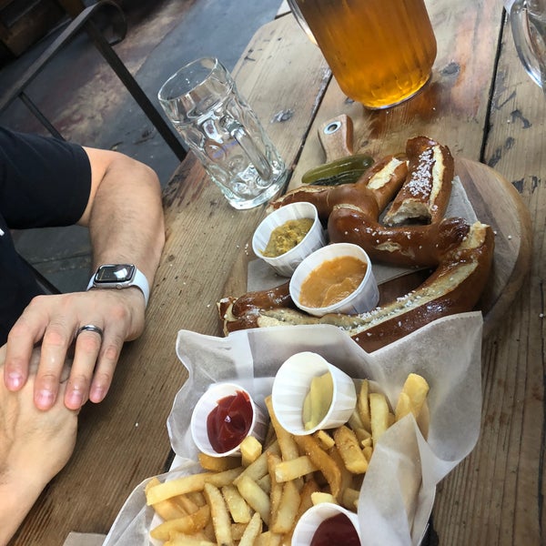 Photo taken at Radegast Hall &amp; Biergarten by Eylem G. on 7/18/2021