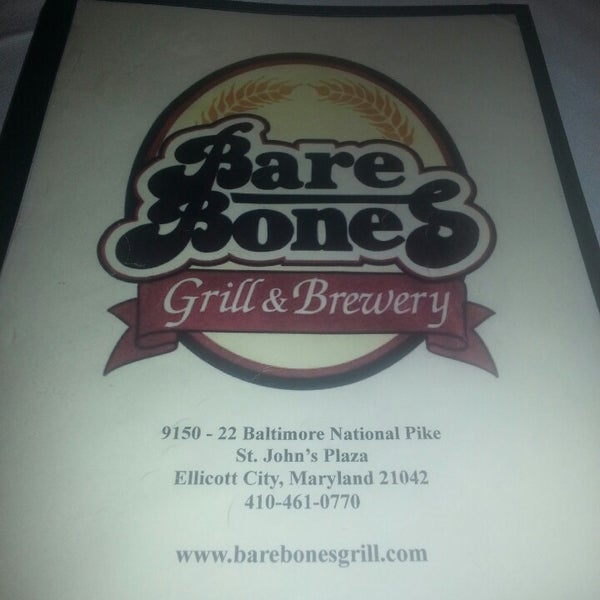 Photo taken at Bare Bones Grill &amp; Brewery by Stephanie C. on 6/3/2013