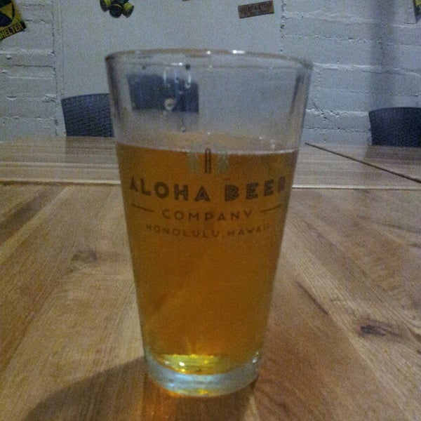 Photo taken at Aloha Beer Company by Grant S. on 10/26/2012