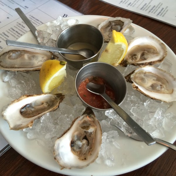 Photo taken at Bow &amp; Stern Oyster Bar by Anne on 6/20/2014