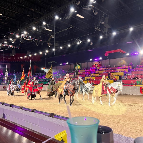 Photo taken at Medieval Times Dinner &amp; Tournament by Anne on 9/4/2022