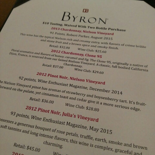 Photo taken at Nielson by Byron Tasting Room by Tati on 12/5/2015