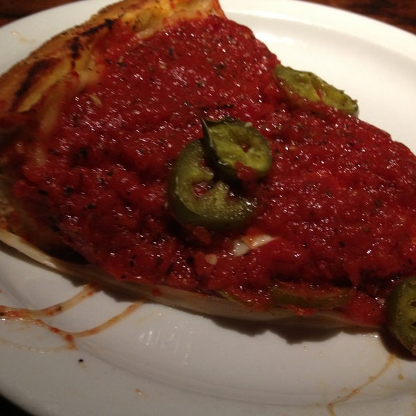 Legit deep dish. Might be the closest to Chicago deep dish I have eaten in California! Be prepared to take home leftovers!
