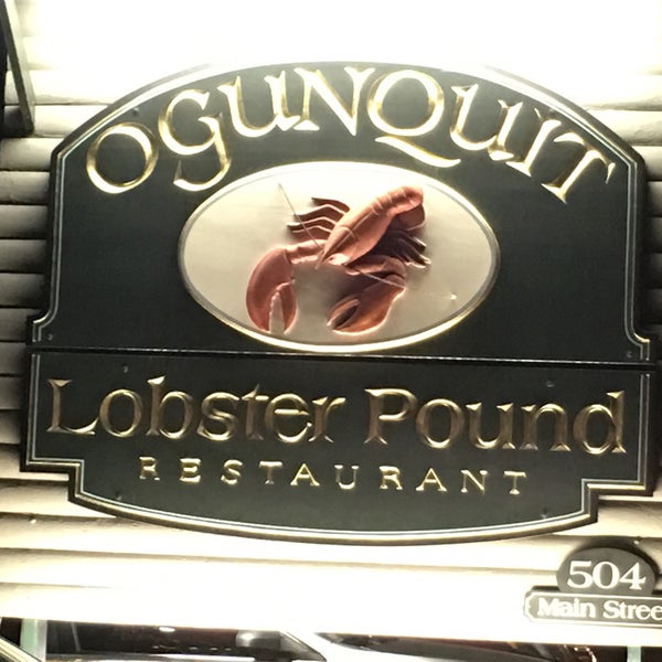 8/4/2016 tarihinde Sharon K.ziyaretçi tarafından Ogunquit Lobster Pound Restaurant'de çekilen fotoğraf