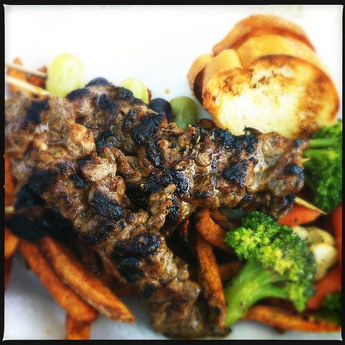 Stickem's grilled chicken is way better than 99 percent of all grilled chicken. Also, their steak kabobs are happiness.