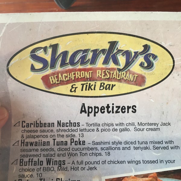 Photo taken at Sharky&#39;s Beachfront Restaurant by Debbie J. on 9/1/2017