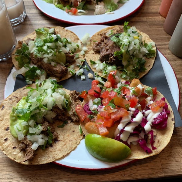 Great tacos! My favorite - Pescado and Carne Asada