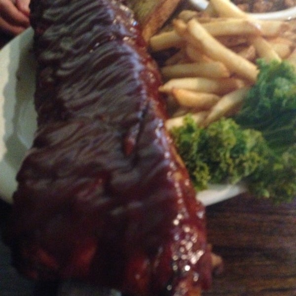 Monster ribs are great must try their mustard sauce