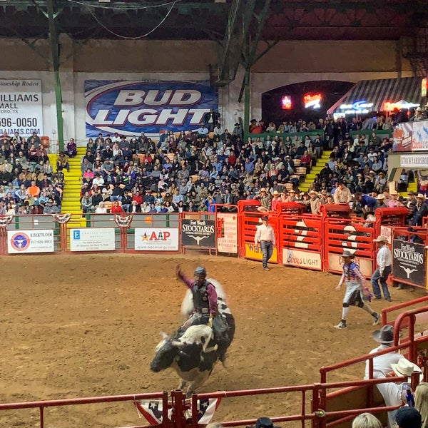Photo taken at Cowtown Coliseum by Jason F. on 12/29/2018
