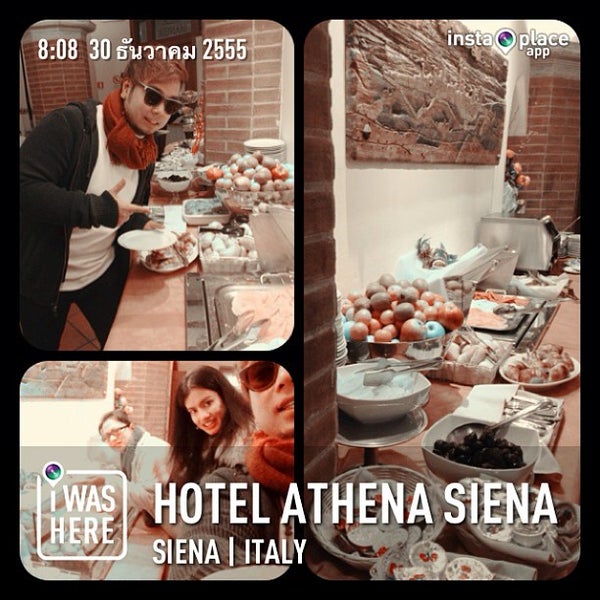 Photo taken at Hotel Athena Siena by Guru K. on 12/30/2012