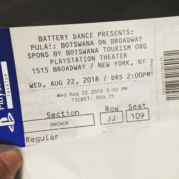 Photo taken at PlayStation Theater by Andy S. on 8/22/2018