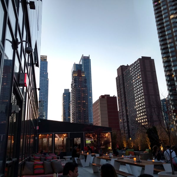 Photo taken at The Terrace at Yotel by Shuke S. on 5/9/2018