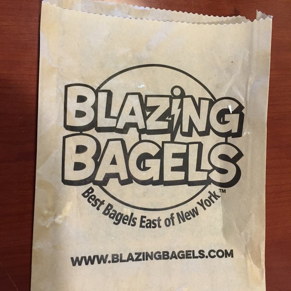 Photo taken at Blazing Bagels by Adam D. on 8/23/2016