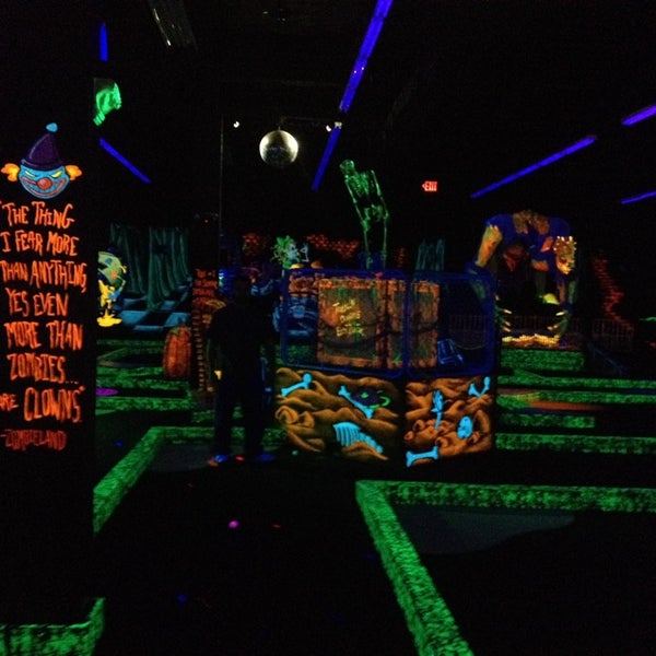 Photo taken at Monster Mini Golf by Stephanie L. on 8/16/2014