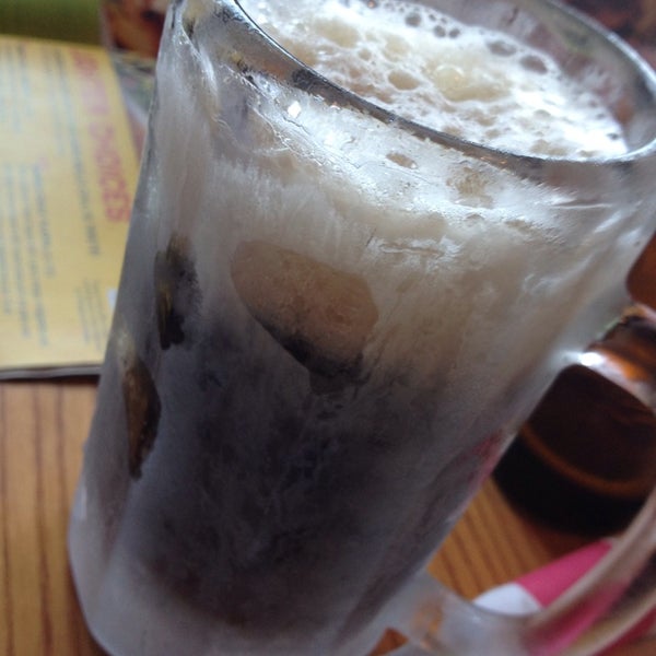 Grab the rootbeer! Cold and frosty!