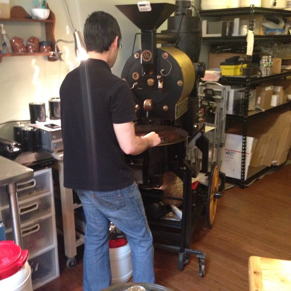 Photo taken at Penstock Coffee Roasters by Luis O D. on 5/22/2013
