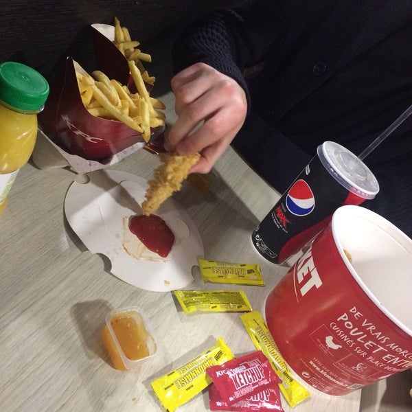 Photo taken at KFC by Pavlína H. on 2/17/2017