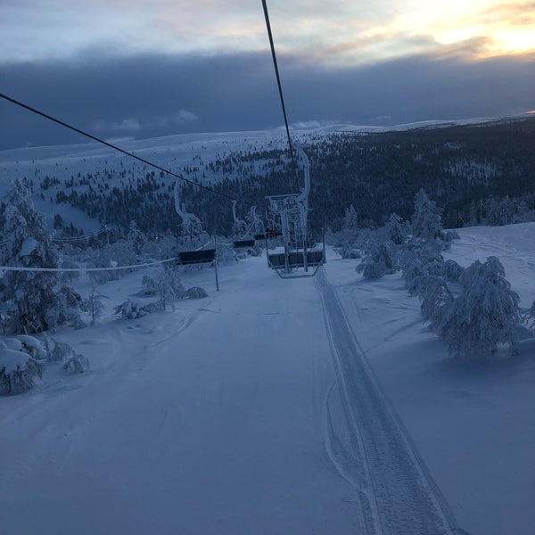 Саариселькя лыжи