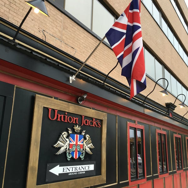 Photo taken at Union Jack&#39;s British Pub by Robert A. on 4/30/2016