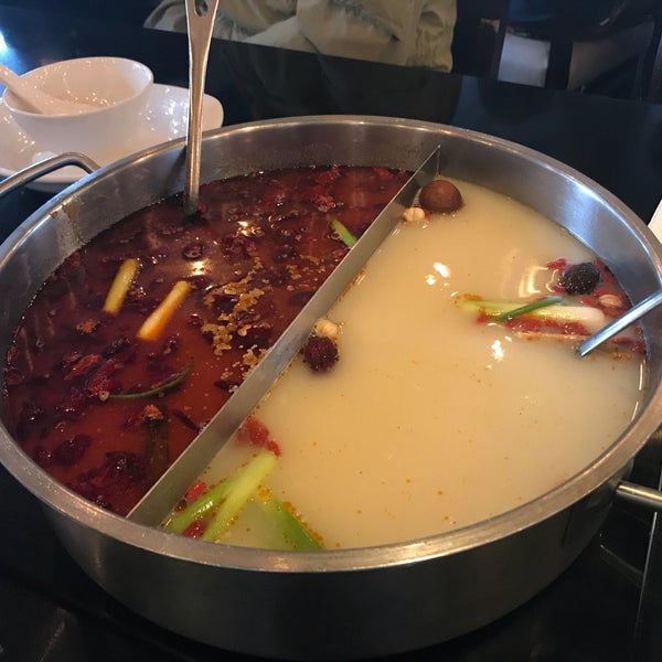 Photo taken at Happy Sheep Hot Pot by Adrian L. on 6/24/2018
