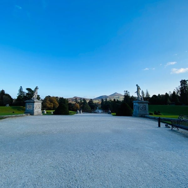 Photo taken at Powerscourt House and Gardens by FARID A. on 11/11/2019