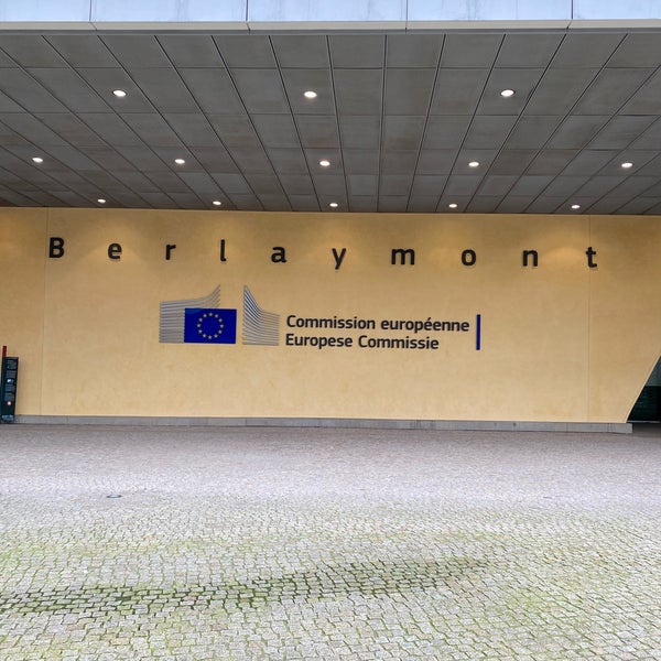 Photo taken at European Commission - Berlaymont by Filip on 2/9/2020