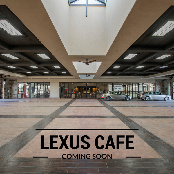 Our Lexus Cafe is almost ready!