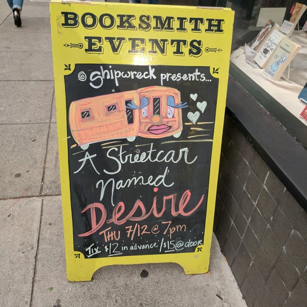 Photo taken at The Booksmith by @SDWIFEY on 7/1/2018