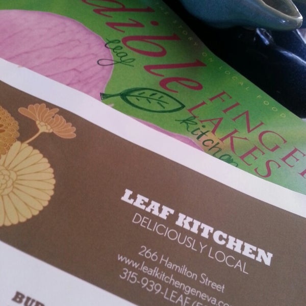 Das Foto wurde bei Leaf Kitchen von Jason R. am 5/1/2013 aufgenommen