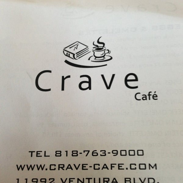 รูปภาพถ่ายที่ Crave Cafe โดย Lou เมื่อ 6/1/2013