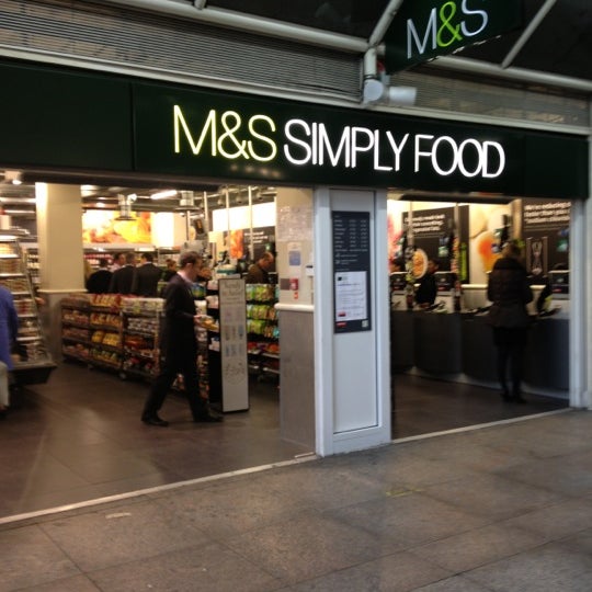 M&S Simply Food Grocery Store in London