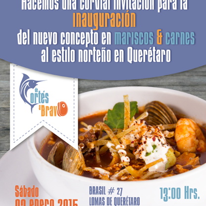 1/10/2015 tarihinde De Cortés a Bravo Restauranteziyaretçi tarafından De Cortés a Bravo Restaurante'de çekilen fotoğraf