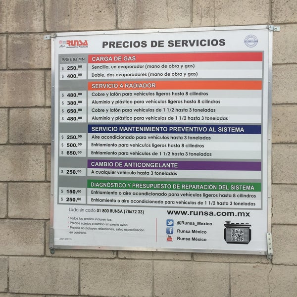 Runsa Guadalajara Taller de reparación de automóviles