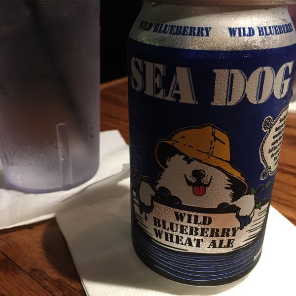 Sea Dog Wild BlueBerry Ale, pretty interesting. Not very sweet, very smooth wheat beer.