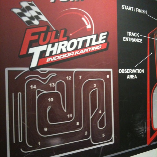Photo taken at Full Throttle Indoor Karting by Kevin D. on 12/29/2012