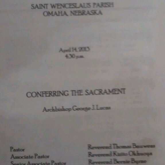 Photos at St. Wenceslaus Catholic Church & School West Omaha 7 tips