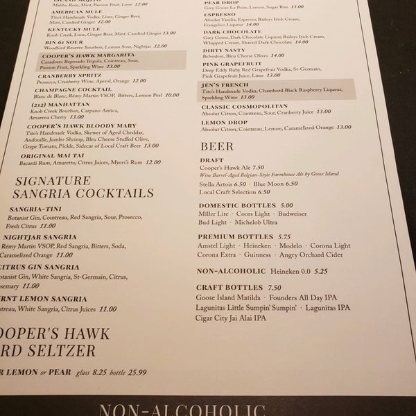 Cooper's Hawk Winery & Restaurant Restaurant in Rockville