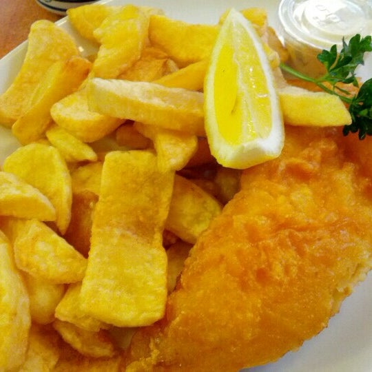 The Rock & Sole Plaice Fish & Chips Shop in London