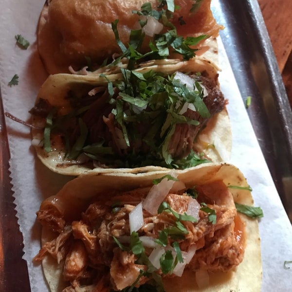 Amazing happy hour 4-7PM Sun-Thurs $14.00 for a marg/beer and 3 tacos!