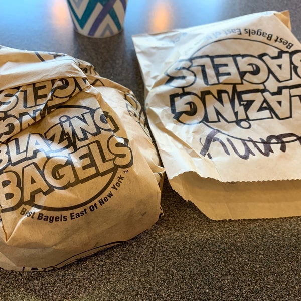 Photo taken at Blazing Bagels by Muse4Fun on 11/1/2019