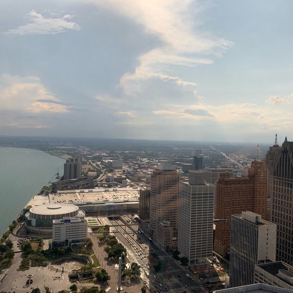 Photo taken at Detroit Marriott at the Renaissance Center by Muse4Fun on 8/16/2019