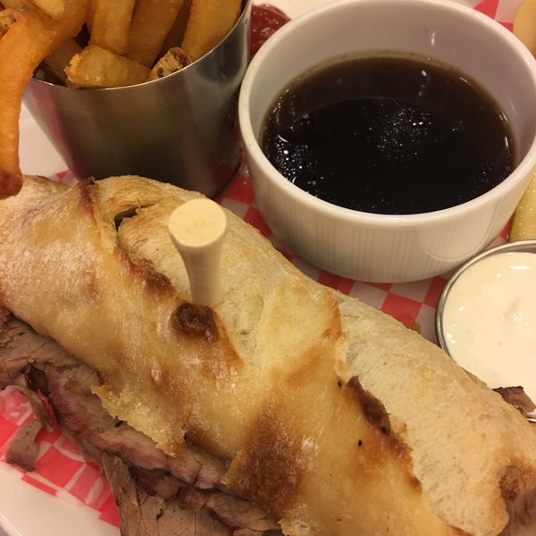 I got a French Dip sandwich. It was way over cooked to the point where the bread was crispy. The meat was not tender at all and tasted like it was something that had been frozen and just warmed up.