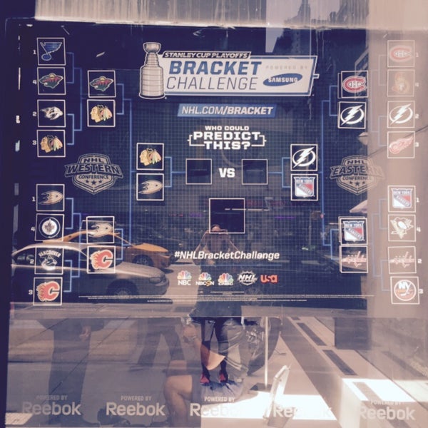 NHL Powered by Reebok Store, 1185 Avenue of the Americas, at the